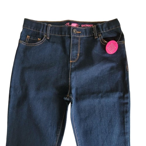 Children's Place Skinny Jeans Dark Wash Girls Adjustable Waist Size 16 XL JJ832 - Picture 2 of 5