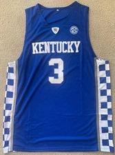 NWOT University Of Kentucky NCAA Tyrese Maxey Jersey Medium M #3 FW