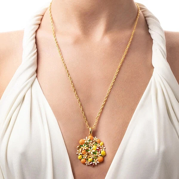 Collana In Argento placcato oro Isola Bella Gioielli - Immagine 2 di 3