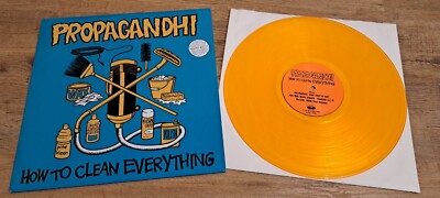 PROPAGANDHI - How To Clean Everything LP Gold Translucent Vinyl