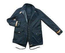 Lacoste Coat Womens 34 Military Black Field Safari $395 A66