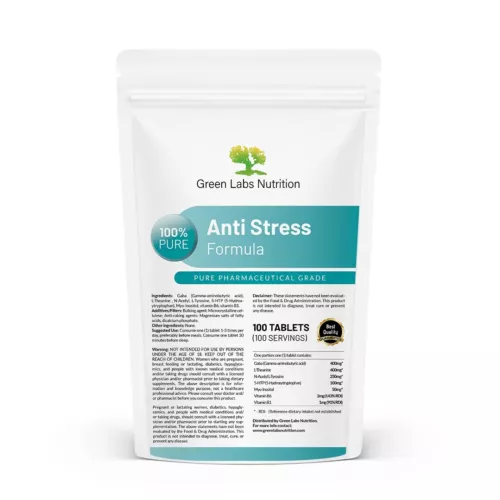 Anti-Stress Formula – Mood Support, Deep Sleep Aid & Anxiety Relief Supplement