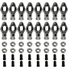 Steel Roller Tip Rocker Arm Set Wnuts Balls For Chevy Bbc 454 1.7 Ratio 716