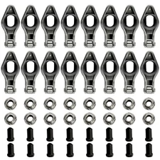 Steel Roller Tip Rocker Arm Set w/Nuts & Balls for Chevy BBC 454 1.7 Ratio 7/16"