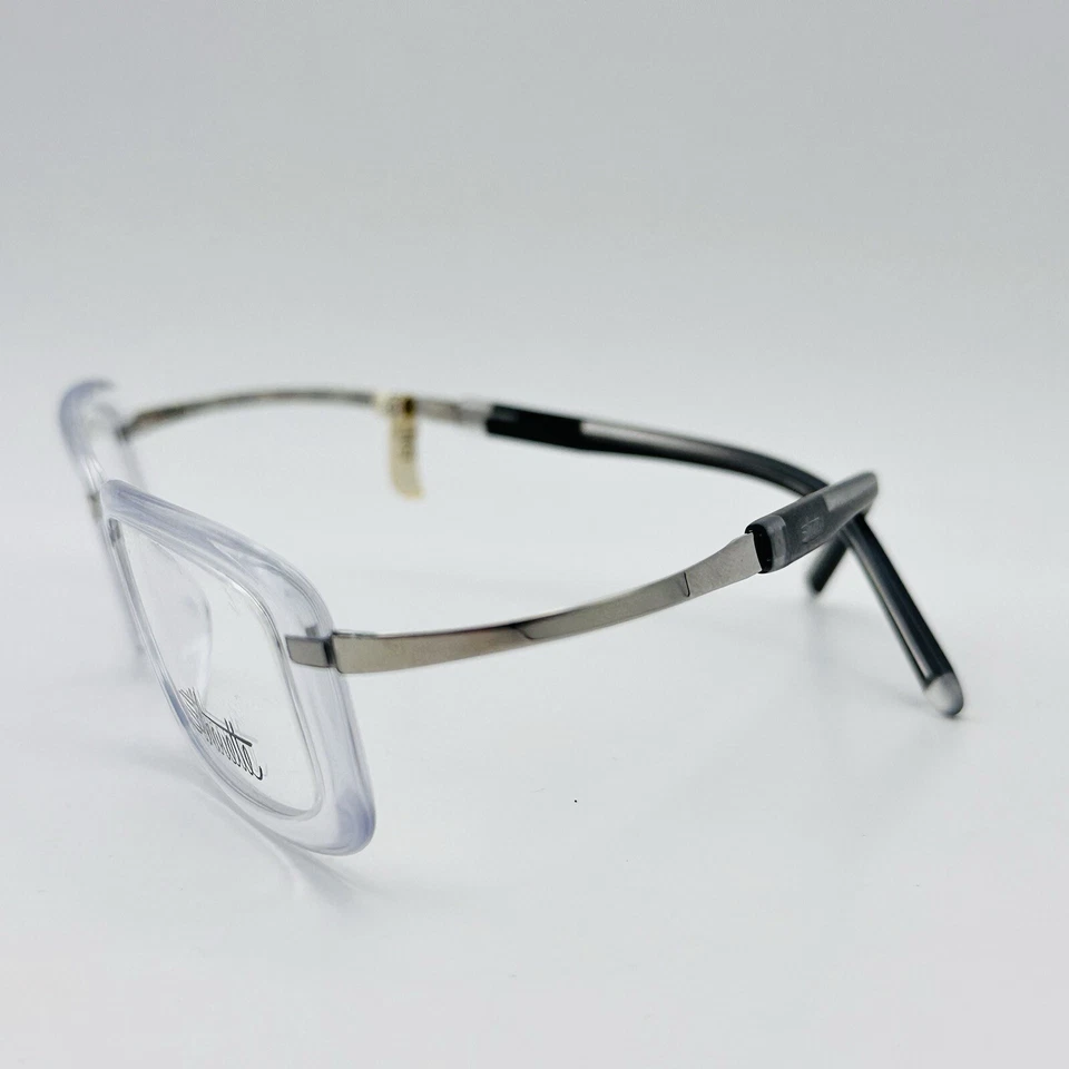 Silhouette Eyeglasses Women Oval Transparent Silver Mod. SPX M 2817 NEW - Image 4 of 4