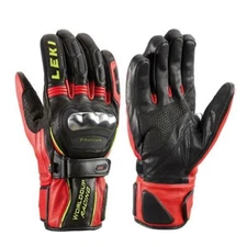 Leki World Cup Racing Titanium S Gloves Black/Red/Yellow