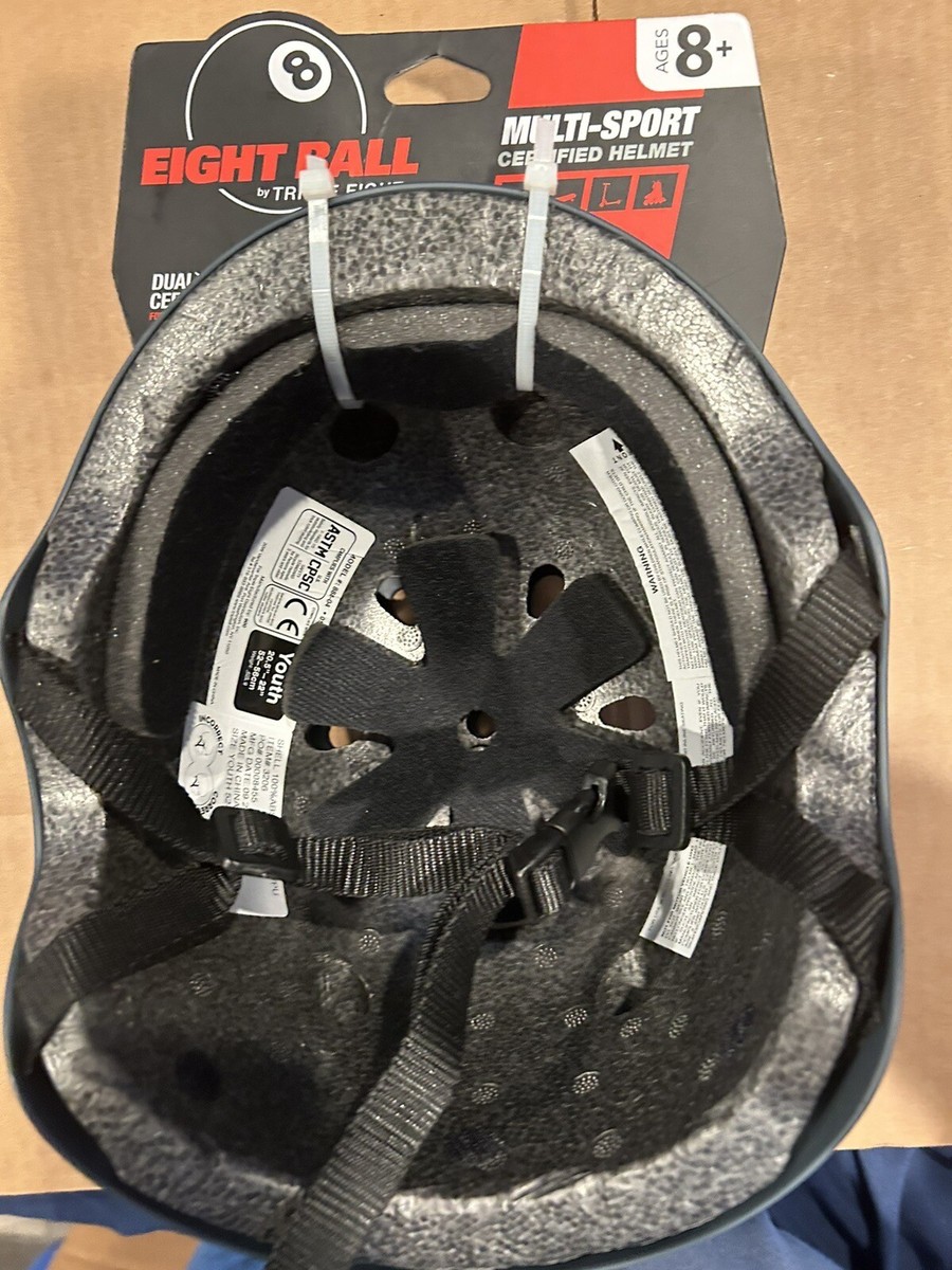Eight Ball Multi-Sport Helmet, Dual Certified -Bike, Skateboarding