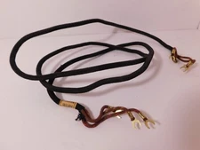 Original Slightly Used & marked Automatic Electric 3 Cond Cloth HANDSET CORD 45"