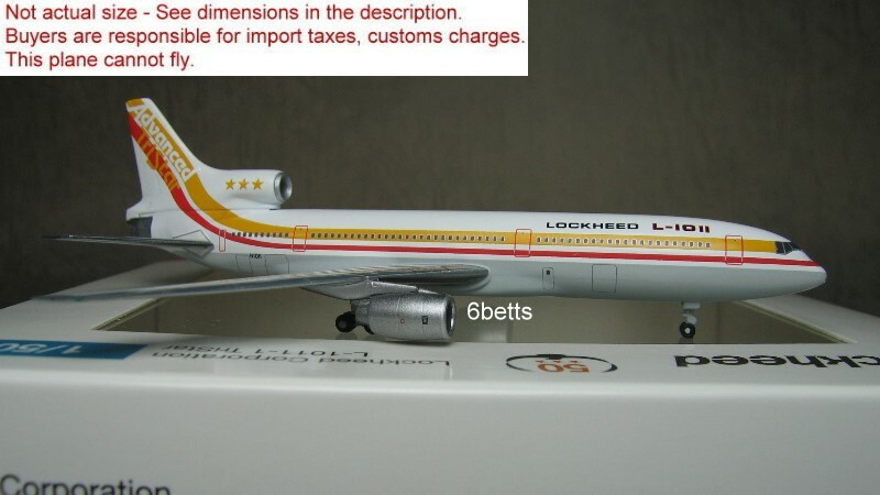 Herpa 1/500 Lockheed Corp L-1011-1 N1011 535571 Metal Model