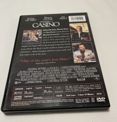 Casino (1995) DVD Martin Scorsese(DIR) 1995 | eBay Casino (1995) DVD Martin Scorsese(DIR) 1995 | eBay