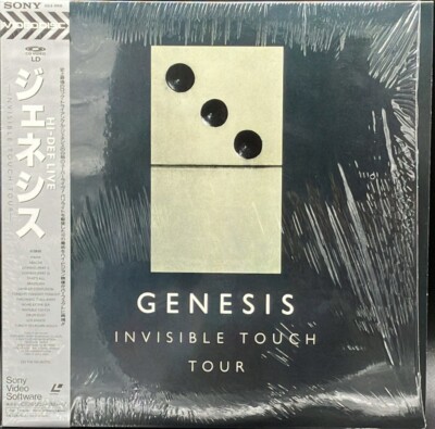 Laserdisc LD - Genesis / Invisible Touch Tour - Japan W/Obi - 42LS-2008
