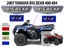 Yamaha Big Bear 400 4x4 OEM On Command Decal Emblem Sticker Graphic Set Kit