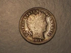 1913 Barber Dime (Very Attractive)