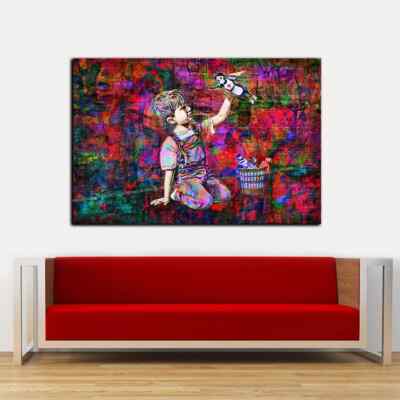 NEW Banksy ''Game Changer'' 40x26 Ready to Hang canvas - Original artwork by Banks