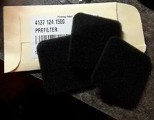 (3) Genuine OEM Stihl Prefilters part# 4137 124 1500