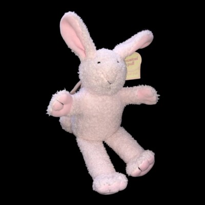 Jelly Kitten Baby ''Junior Jack Bunny Musical Pull'' rosa Jellycat Kaninchen Stofftier