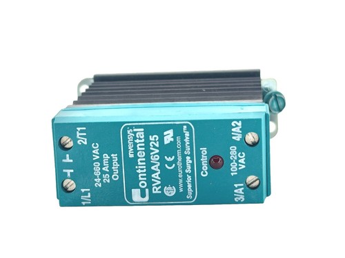 ABB RVAA6V25 Continental Single-Phase Solid-State Contactors; 660VAC ...