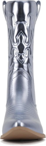 Soda RENO Women Western Cowboy Pointe Toe Low Heel Knee High Pull On Tabs Boots - Picture 52 of 69