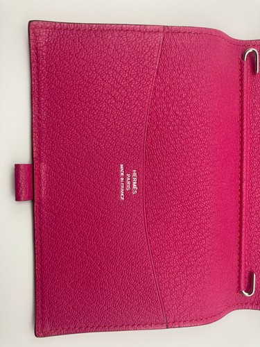 Cubierta para cuaderno HERMES Agenda GM Chevre Mysore rosa □L - Imagen 8 de 17