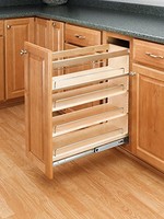 Rev-a-shelf - 448-bc-8c - 8 In. Pull-out Wood Base Cabinet Organizer, New, Free on sale Rev-a-shelf - 448-bc-8c - 8 In. Pull-out Wood Base Cabinet Organizer, New, Free on sale