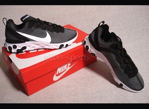 Nike React Element 55 Se Black White Gr 41 42 42 5 43 44 Schwarz Weiss Ci31 002 Ebay