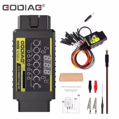 GODIAG GT107 DSG Gearbox Adapter &GT105 II IMMO Prog AD For Data Read & Write