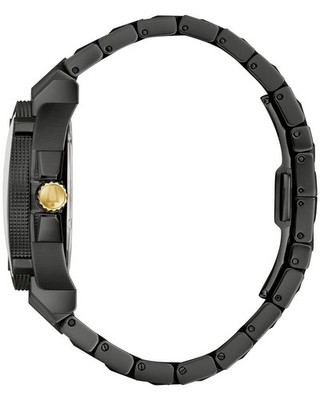 Bulova Men's Icon Calendar Precisionist Luminous Quartz Black