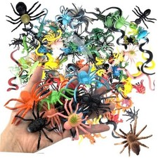 YOOHUA 112PCS Realistic Mini Bugs Toy Plastic Insects Figurines For Kid