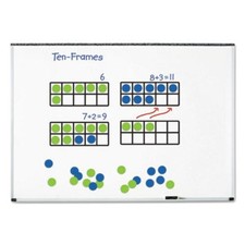 Learning Resources LER6644 Ten Frame Math Manipulative Set