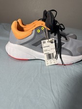 Adidas Response Men’s Running Shoes Size 10 Gray Black Orange NEW with Tags