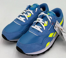 Reebok Classic Nylon Kid's Size 6 Blue Running Shoes NIB