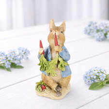 The World Of Beatrix Potter Figurine, A27836, Peter Rabbit With Radishes, Boxed