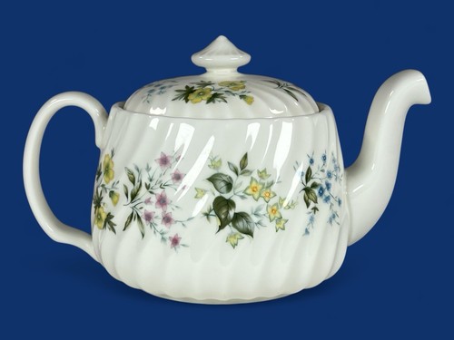 Tetera Minton 5", English Bone China Spring Valley, usada sin usar, preciosa - Imagen 2 de 17