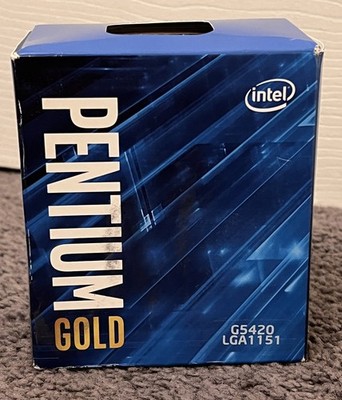 Intel Pentium Gold 3.8GHz Dual Core (G5420) Processor - New