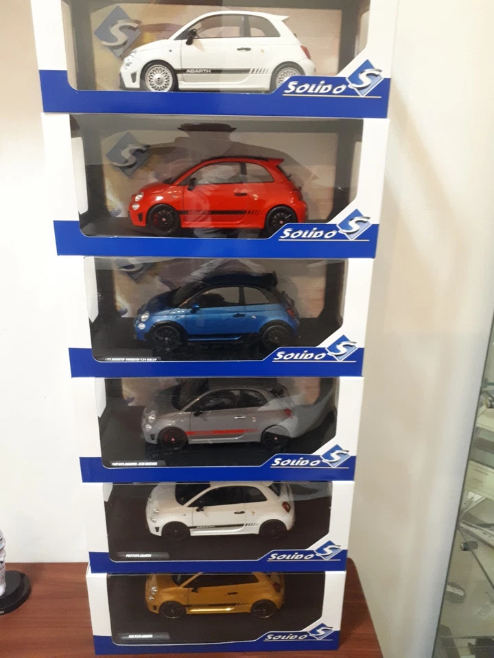 solido 1/18 LOTTO ABARTH N6 PEZZI FAVOLOSE 1 MODIFICATA CON RUOTE BBS - Immagine 3 di 3