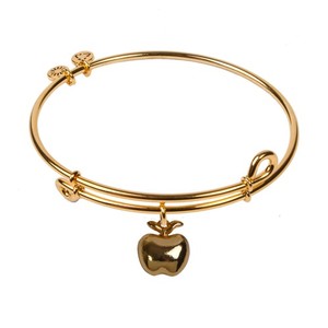 Authentic SOL 240095 Apple, Bangle 18K Gold Plated