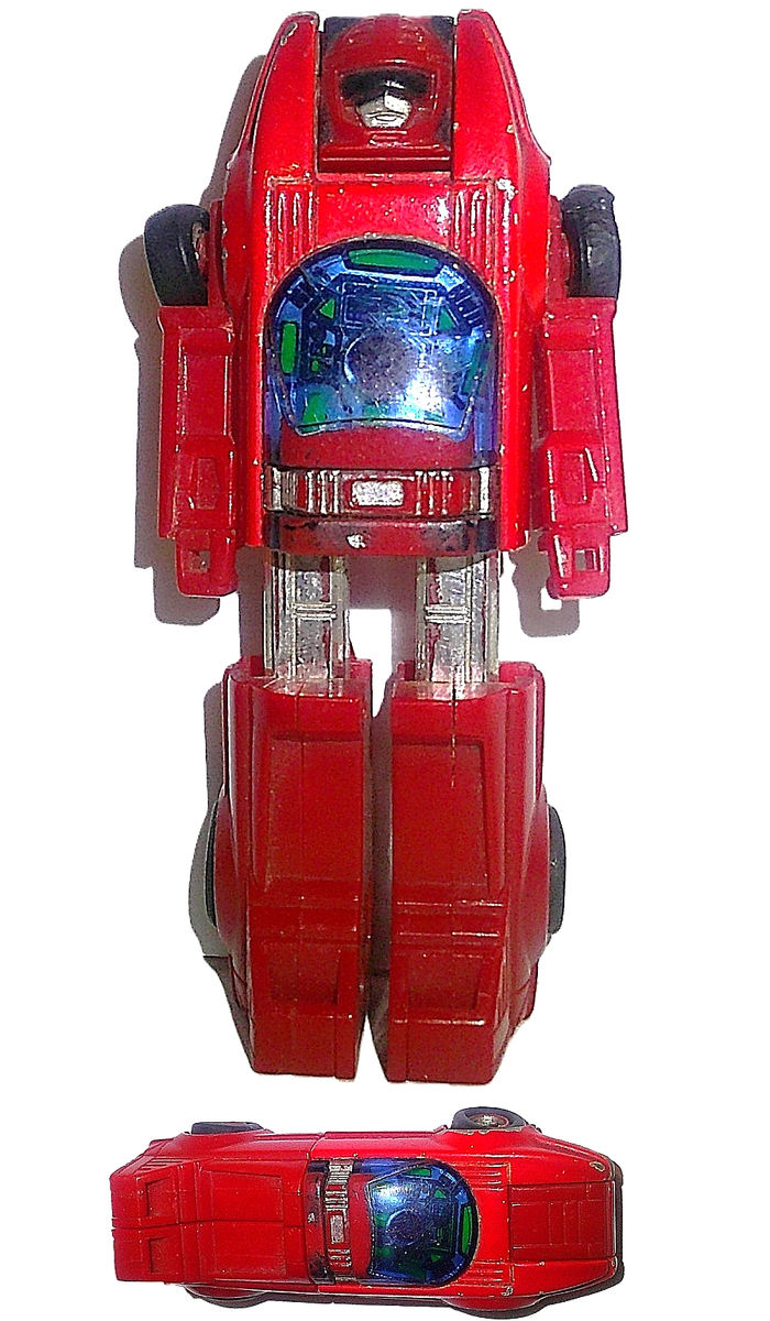 Gobots 1983 TURBO mr 07 red sports car vintage bandai tonka