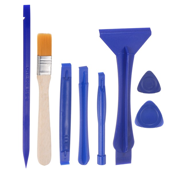 8In1 Set Elektronik Reparatur Werkzeug Kit Plastik Reinigungspinsel,Abnehmen Set-image
