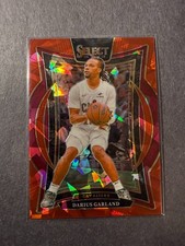 2024-25 Panini Select Concourse Darius Garland #39 Red Cracked Ice Prizm