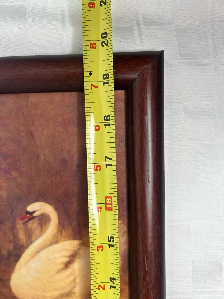 Холст картина Хамса Дамайанти Раджа Рави Верма в рамке сделано в Индии (XL) - Изображение 3 из 4