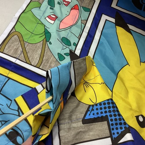 Pokemon Kids Room Light-Filtering Window Curtains 3 Same-Size Panels 40 W x 64 L - Picture 3 of 15