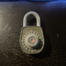 VTG padlock GOUGLER pad lock KENT Ohio USA keyless W/ Combination