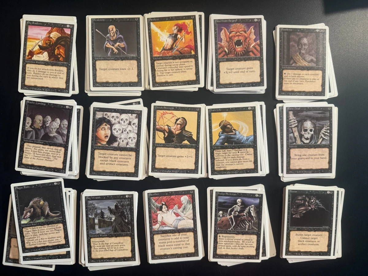 revised edition mtg card list Magic: The Gathering Common Individual Collectible Game Cards for sale MTG 3rd Edition Revised 1994