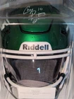 CHAD PENNINGTON SIGNED JETS SPEEDFLEX MIDI MIDSIZE HELMET W/ VISOR INSC AUTO COA