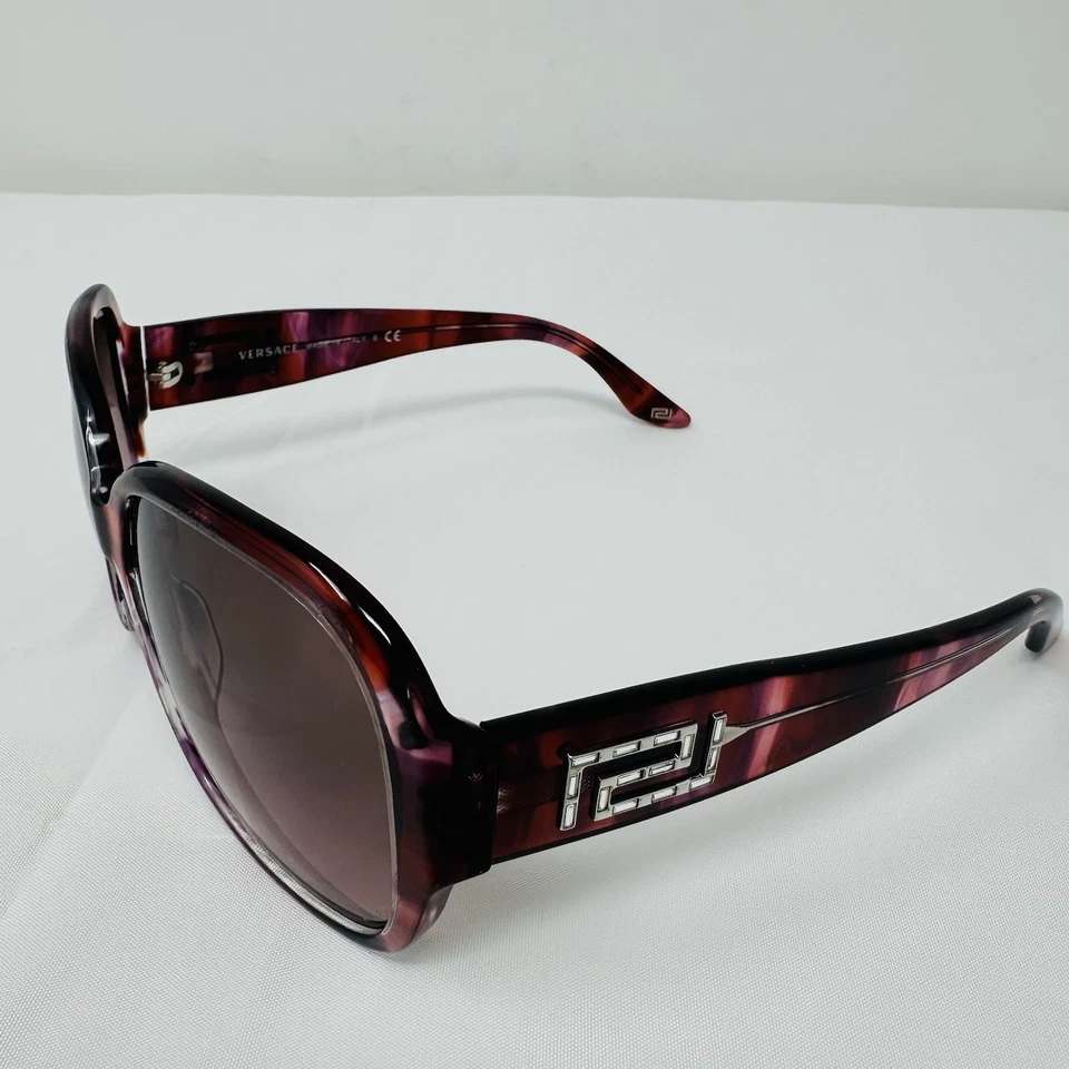 Gafas de sol Versace 4238-B 927/14 cristal habana con logotipo de cristales Foto 3 de 4