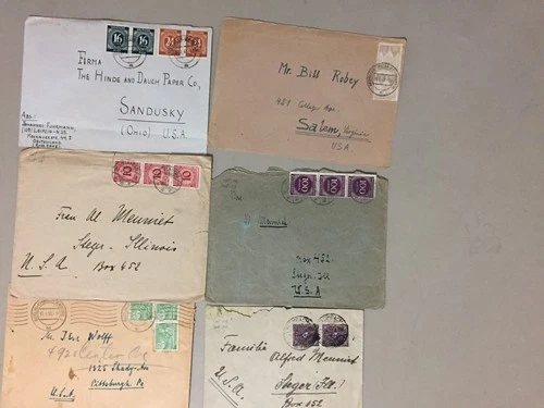 Six '20-'40 Germany covers