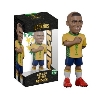 Minix Sports Soccer Legends Brazil Ronaldo Nazario Vinyl Figure New