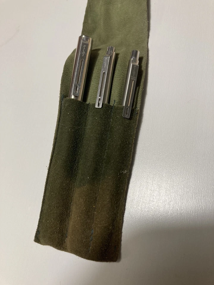 Vintage Pilot pen mechanical pencil fountain pen set stainless steel - Image 4 of 4