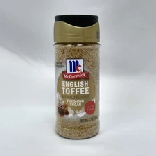 McCormick English Toffee Finishing Sugar 3.81oz Limited Edition
