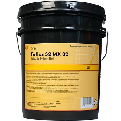 Shell Tellus S2 MX 32 Hydraulic Oil Fluid, 1 - 5 Gallon Pail | 550045425